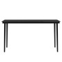 Juego de comedor de jardín 5 piezas con cojines negro en Conjuntos de jardín | Comprar online en Foru.es
