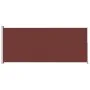 Toldo lateral retráctil para patio marrón 180x500 cm de vidaXL, Sombrillas - Ref: Foro24-313408, Precio: 102,92 €, Descuento: %