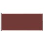 Toldo lateral retráctil para patio marrón 180x500 cm de vidaXL, Sombrillas - Ref: Foro24-313408, Precio: 104,52 €, Descuento: %
