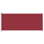 Toldo lateral retráctil de jardín rojo 180x500 cm de vidaXL, Sombrillas - Ref: Foro24-313410, Precio: 84,12 €, Descuento: %