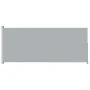 Toldo lateral retráctil para patio gris 200x500 cm de vidaXL, Sombrillas - Ref: Foro24-313419, Precio: 98,03 €, Descuento: %