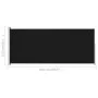 Toldo lateral retráctil para patio negro 220x500 cm de vidaXL, Sombrillas - Ref: Foro24-313429, Precio: 102,33 €, Descuento: %
