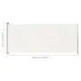 Toldo lateral retráctil para patio crema 220x500 cm de vidaXL, Sombrillas - Ref: Foro24-313430, Precio: 102,33 €, Descuento: %