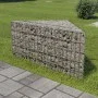 Arriate de gaviones de acero galvanizado 75x75x50 cm de vidaXL, Maceteros y jardineras - Ref: Foro24-143602, Precio: 40,64 €,...