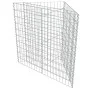 Arriate de gaviones de acero galvanizado 75x75x50 cm de vidaXL, Maceteros y jardineras - Ref: Foro24-143602, Precio: 40,64 €,...