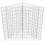 Arriate de gaviones de acero galvanizado 75x75x50 cm de vidaXL, Maceteros y jardineras - Ref: Foro24-143602, Precio: 41,41 €,...