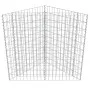 Arriate de gaviones de acero galvanizado 75x75x50 cm de vidaXL, Maceteros y jardineras - Ref: Foro24-143602, Precio: 40,64 €,...