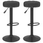 Taburetes de cocina 2 unidades terciopelo negro de vidaXL, Taburetes de cocina - Ref: Foro24-332992, Precio: 110,40 €, Descue...