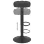 Taburetes de cocina 2 unidades terciopelo negro de vidaXL, Taburetes de cocina - Ref: Foro24-332992, Precio: 110,40 €, Descue...