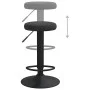Kitchen stools 2 units black velvet by vidaXL, Kitchen stools - Ref: Foro24-333140, Price: 93,81 €, Discount: %
