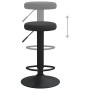 Taburetes de cocina 2 unidades terciopelo negro de vidaXL, Taburetes de cocina - Ref: Foro24-333140, Precio: 95,29 €, Descuen...