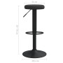 Taburetes de cocina 2 unidades terciopelo negro de vidaXL, Taburetes de cocina - Ref: Foro24-333140, Precio: 95,29 €, Descuen...