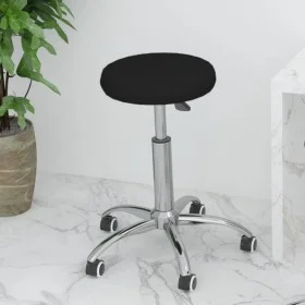 Silla de oficina giratoria de cuero sintético negro de vidaXL, Sillas de oficina - Ref: Foro24-333152, Precio: 56,43 €, Descu...