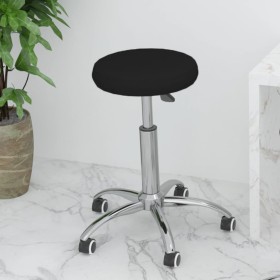 Silla de oficina giratoria de cuero sintético negro de vidaXL, Sillas de oficina - Ref: Foro24-333152, Precio: 58,23 €, Descu...