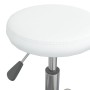 Silla de oficina giratoria de cuero sintético blanco de vidaXL, Sillas de oficina - Ref: Foro24-333151, Precio: 57,18 €, Desc...