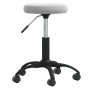 Silla de oficina giratoria de terciopelo gris claro de vidaXL, Sillas de oficina - Ref: Foro24-333174, Precio: 52,68 €, Descu...