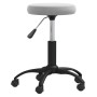 Silla de oficina giratoria de terciopelo gris claro de vidaXL, Sillas de oficina - Ref: Foro24-333174, Precio: 52,68 €, Descu...