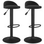 Taburetes de cocina 2 unidades terciopelo negro de vidaXL, Taburetes de cocina - Ref: Foro24-333598, Precio: 125,68 €, Descue...