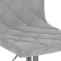 Taburetes de cocina 2 unidades terciopelo gris claro de vidaXL, Taburetes de cocina - Ref: Foro24-333687, Precio: 117,96 €, D...