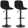 Taburetes de cocina 2 unidades terciopelo negro de vidaXL, Taburetes de cocina - Ref: Foro24-333988, Precio: 128,84 €, Descue...