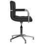 Swivel dining chairs 2 units black synthetic leather by vidaXL, dining chairs - Ref: Foro24-334760, Price: 149,92 €, Discount: %