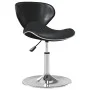 Taburete de cocina de cuero sintético negro de vidaXL, Taburetes de cocina - Ref: Foro24-335110, Precio: 79,64 €, Descuento: %