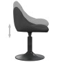 Taburete de cocina de terciopelo negro de vidaXL, Taburetes de cocina - Ref: Foro24-335313, Precio: 83,55 €, Descuento: %