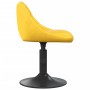 Taburete de cocina de terciopelo amarillo mostaza de vidaXL, Taburetes de cocina - Ref: Foro24-335323, Precio: 79,82 €, Descu...