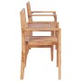 Juego de mesa y sillas de jardín 3 piezas madera de teca maciza de vidaXL, Conjuntos de jardín - Ref: Foro24-44736, Precio: 2...