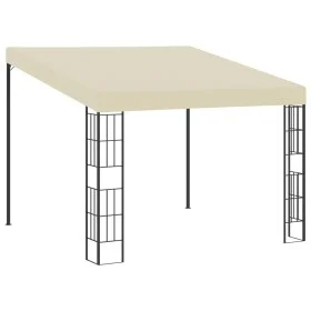 Cenador con montaje en la pared tela color crema 3x3 m de vidaXL, Carpas y cenadores - Ref: Foro24-47987, Precio: 214,94 €, D...