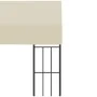 Cenador con montaje en la pared tela color crema 3x3 m de vidaXL, Carpas y cenadores - Ref: Foro24-47987, Precio: 214,94 €, D...