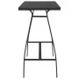 Mesa alta de jardín vidrio templado negro 110x60x110 cm de vidaXL, Mesas de jardín - Ref: Foro24-48121, Precio: 146,86 €, Des...