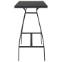 Mesa alta de jardín vidrio templado negro 110x60x110 cm de vidaXL, Mesas de jardín - Ref: Foro24-48121, Precio: 148,61 €, Des...