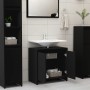 Armario de baño madera contrachapada negro 60x33x61 cm de vidaXL, Muebles de baño - Ref: Foro24-802643, Precio: 60,08 €, Desc...
