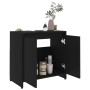 Armario de baño madera contrachapada negro 60x33x61 cm de vidaXL, Muebles de baño - Ref: Foro24-802643, Precio: 60,08 €, Desc...