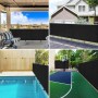 Red de privacidad HDPE negro 1x25 m 75 g/m² en Sombrillas | Comprar online en Foru.es