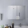 Armario de baño con espejo MDF blanco 80x15x60 cm de vidaXL, Tocadores de baño - Ref: Foro24-325186, Precio: 136,52 €, Descue...
