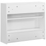 Armario de baño con espejo MDF blanco 80x15x60 cm de vidaXL, Tocadores de baño - Ref: Foro24-325186, Precio: 136,52 €, Descue...