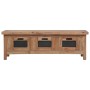 Mueble de TV con 3 cajones madera maciza de caoba 120x30x40 cm de vidaXL, Muebles TV - Ref: Foro24-283913, Precio: 214,78 €, ...