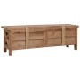 Mueble de TV con 3 cajones madera maciza de caoba 120x30x40 cm de vidaXL, Muebles TV - Ref: Foro24-283913, Precio: 214,78 €, ...