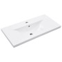 Estructura de baño con lavabo incorporado hierro negro de vidaXL, Tocadores de baño - Ref: Foro24-3101384, Precio: 211,06 €, ...