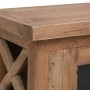 Mueble de TV con 3 cajones madera maciza de caoba 120x30x40 cm de vidaXL, Muebles TV - Ref: Foro24-283913, Precio: 214,78 €, ...