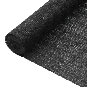 Red de privacidad HDPE negro 1,8x25 m 75 g/m² en Sombrillas | Comprar online en Foru.es