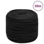 Cuerda de barco polipropileno negro intenso 8 mm 50 m de vidaXL, Sogas y cuerdas metálicas - Ref: Foro24-152502, Precio: 18,9...