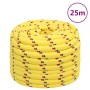 Cuerda de barco polipropileno amarillo 20 mm 25 m de vidaXL, Sogas y cuerdas metálicas - Ref: Foro24-152632, Precio: 35,03 €,...