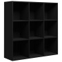 Estantería madera de ingeniería negro 98x29x97,5 cm de vidaXL, Librerías y estanterías - Ref: Foro24-801126, Precio: 72,89 €,...