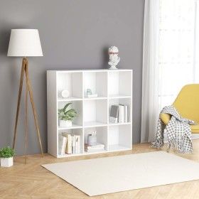 Estantería madera de ingeniería blanco 98x29x97,5 cm de vidaXL, Librerías y estanterías - Ref: Foro24-801125, Precio: 79,19 €...