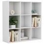 Estantería madera de ingeniería blanco 98x29x97,5 cm de vidaXL, Librerías y estanterías - Ref: Foro24-801125, Precio: 79,19 €...