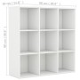 Estantería madera de ingeniería blanco 98x29x97,5 cm de vidaXL, Librerías y estanterías - Ref: Foro24-801125, Precio: 79,19 €...