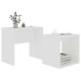 Juego de mesas de centro madera contrachapada blanco 48x30x45cm de vidaXL, Mesas de centro - Ref: Foro24-802885, Precio: 35,8...